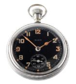 Elgin, a military grade 594 World War II pocket watch