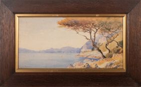 Dudley Richardson (1862-1929) - Pair of continental coastal scenes 'Villefrance' and 'From Cap