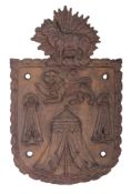 A cast iron armorial for the Merchant Taylors' Company,