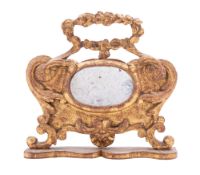 Two Italian carved and giltwood monstrance's,