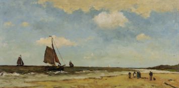 Rÿswÿk - (Continental, possibly Dutch, late 19th or early 20th century) - A coastal scene