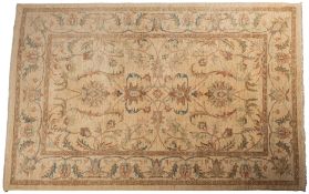 A Contemporary ZIegler carpet, the ivory field with a design of palmettes,