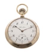 Hamilton model 992 Railroad grade 16 open-faced pocket Salesman's watch