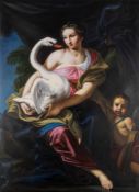 Modern hand after Gianbettino Cignaroli - 'Leda and the Swan ' - Oil on canvas - Unsigned