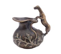 A Grand Tour bronze model of a Pompeian jug, after the Antique, by Chiurazzi & Fils of Naples,