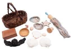 A mixed group of curios and other domestic items,