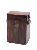 A Victorian oak munitions case,