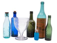 A mixed group of glass,