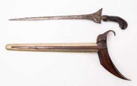 A Kris, the traditional shaped blade wit