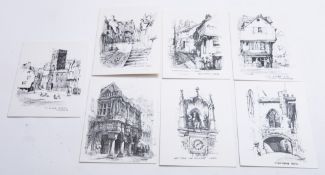 An accumulation of unused Exeter greetin