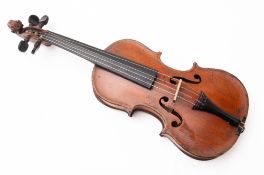 An early 20th Century half size violin.
