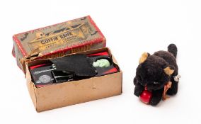 A Japanese tin plate clockwork 'Coffin B