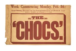 Four early 20th century single sheet pos