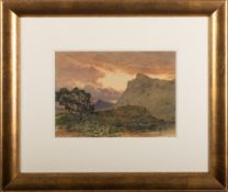 19th Century British school - Mountain