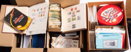 World. The balance of a large collection in five boxes