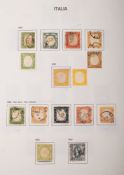 Italy. A used collection of Italian stamps in a one-country album from early to 1990s.