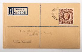 Great Britain. SG 478c 1948 £1 Brown First Day Cover dated 1st October 1948.