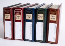 Five albums of sets and parts sets of Players cigarette cards,