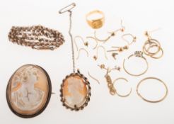 A mixed collection of jewellery,
