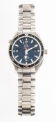 Omega Co-Axial Speedmaster 007 Quantum of Solace gentleman's wristwatch the round black textured