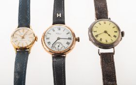 Waltham a 9K gold wristwatch