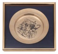 An Elizabeth II framed silvergilt limited edition 