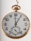 Illinois Watch Company, USA, a rolled-gold pocket watch