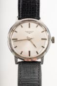 Longines a gentleman's stainless-steel wristwatch