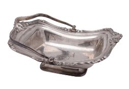 Various plated wares; a circular tea tray, by Christophle, a spoon warmer, a sauce boat & stand,