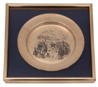 An Elizabeth II framed silvergilt limited edition 