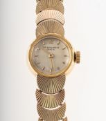 Patek Philipe & Co, Geneve, a 14K gold lady's 1950s cocktail wristwatch