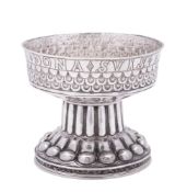An Edwardian silver reproduction of 