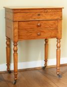 A Victorian walnut artist's studio table,