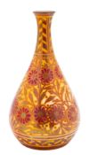 Pilkingtons Royal Lancastrian a pottery vase of pear shaped form with flaring neck