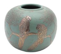 Emilia Castillo, a pottery vase of oviform,