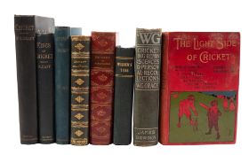 CRICKET. A group of 8 vols., including: GRACE, W. G. Cricket, Bristol: J. W. Arrowsmith, et al.