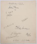 CRICKET. Middlesex, 1926,