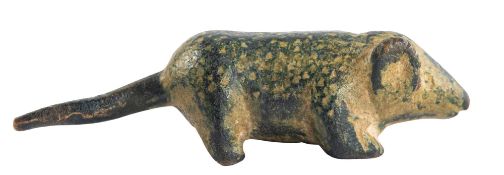 A ROMAN BRONZE MODEL OF A SHREW, CIRCA 2ND CENTURY A.D. 2⅜in. (6cm. long