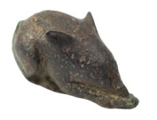 A ROMAN BRONZE MODEL OF A SHREW, CIRCA 2ND CENTURY A.D.
