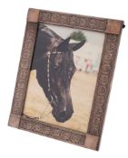 A modern silver photograph frame, by Tiffany & Co.