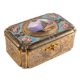 A FRENCH OR SWISS GILT METAL AND ENAMELLED SINGING BIRD AUTOMATON MUSICAL BOX, - Image 1 of 4