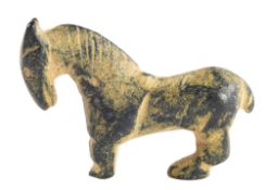 A LURISTAN BRONZE MODEL OF A HORSE, CIRCA 7TH-6TH CENTURY B.C. with incised eyes and mane,