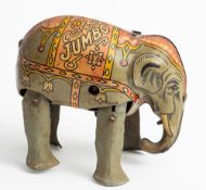 Blomer & Schuler, tin plate clockwork Jumbo elephant