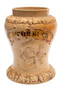Three stoneware tobacco jars