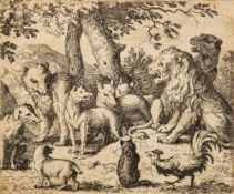After Allart van Everdingen (Dutch, 1621-1675) - Scenes from various fables