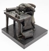 ASTRID ZYDOWER (1930-2005) A Rabbi scribe at his desk;