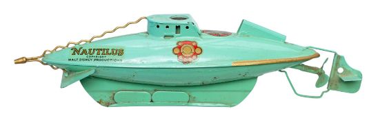 Sutcliffe Models, Walt Disney 'Nautilus' clockwork tinplate submarine,