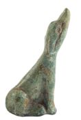 A ROMAN BRONZE MODEL OF A DOG, CIRCA 2ND CENTURY A.D.,