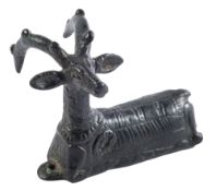 A BRONZE MODEL OF AN IBEX, AFTER THE ANTIQUE,