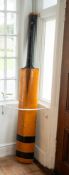 A late 19th/early 20th century oversize cricket bat advertising sign, unsigned,